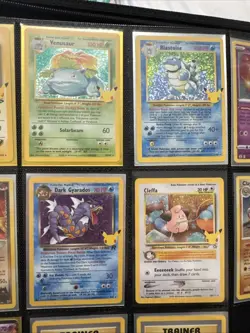 Pokemon Celebrations 25th Anniversary Holo Lot Blastoise Venasaur Zapdos Mew - Image 4