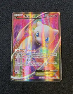 Mew EX 120/124 Pokemon Brazilian Dragons Exalted Ultra Rare LP - Image 1