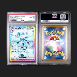 Pokemon Glaceon ex ex Terastal Festival JPN Special Art Rare #206 PSA 10 - Image 1