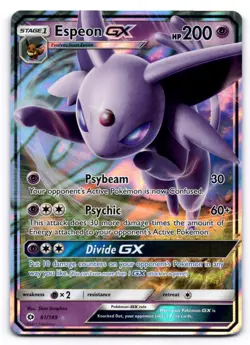 Espeon GX LP Sun & Moon Base 61/149 Pokemon TCG Holo - Image 1