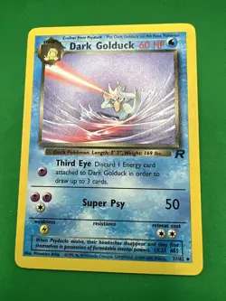 DARK GOLDUCK - Team Rocket - 37/82 - Uncommon- Pokemon - Unplayed NM - Image 1