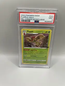 | Pokemon Flapple Holo 022/192 Rebel Clash Gamestop Promo PSA 9 MINT | - Image 1