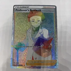 Pokemon TCG Professor's Research Secret Rare SWSH01: Sword & Shield Base 209/202 - Image 1