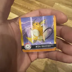 Pokemon Artbox Action Flipz 1999 Nintendo #01 #25 PIKACHU #26 RAICHU - Image 2