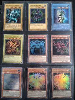 YUGIOH Vintage HOLO KARTEN Sammlung - 216 HOLOS - BLAUAUGIGER W. DRACHE - RARE! - Image 1