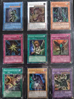 YUGIOH Vintage HOLO KARTEN Sammlung - 216 HOLOS - BLAUAUGIGER W. DRACHE - RARE! - Image 2