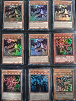 YUGIOH Vintage HOLO KARTEN Sammlung - 216 HOLOS - BLAUAUGIGER W. DRACHE - RARE! - Image 3
