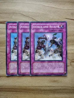 Yu-Gi-Oh! - Attack And Receive 3X - Full Playset - Image 1