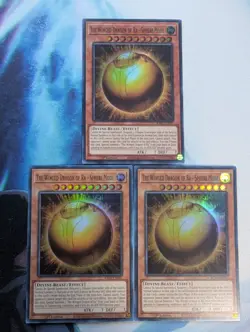 YuGiOh! The Winged Dragon of Ra - Sphere Mode RA01-EN007 Super x3 PLAYSET 1st Ed - Image 1