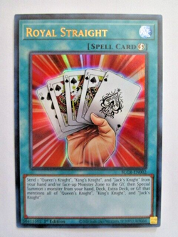 Yugioh! Royal Straight Blcr-En002 Ultra Rare Near Mint!! - Image 1