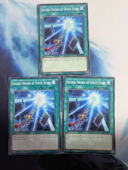 YuGiOh! Sacred Sword of Seven Stars OP21-EN021 x3 PLAYSET - Image 1