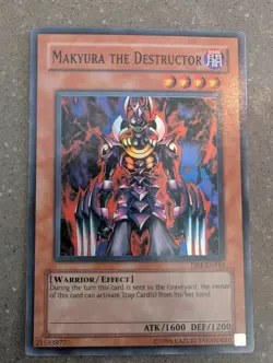YuGiOh! Makyura The Destructor DB1-EN169 Super Rare* - Image 1
