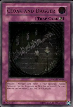 Cloak and Dagger NA Unl Ed Ultimate Rare STON-EN059 Yu-Gi-Oh! - Image 1