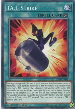 Yugioh TA.I. Strike IGAS-EN051 Common NM x3 {Play SET} - Image 1