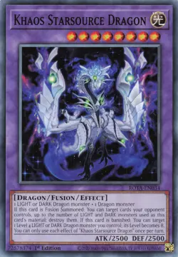 Yugioh ROTA-EN034 - Khaos Starsource Dragon - Common - Image 1