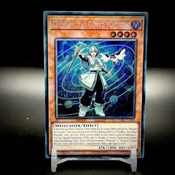 Yugioh Crowley, The Gifted Magistus BLMM-EN044 Secret Rare 1st Edition NM - Image 1