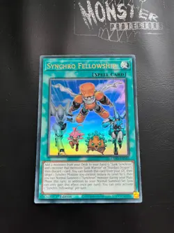 YUGIOH SYNCHRO FELLOWSHIP ULTRA RARE L5DD-ENY05 1ST EDITION - Image 1