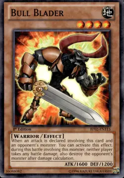 Bull Blader - Mosaic Rare 1st Edition BP02-EN115 - LP - YuGiOh - Image 1