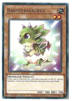 Babycerasaurus - WISU-EN013 - Rare - 1st Edition Yugioh - Image 1