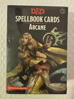 D&D Spellbook Cards Arcane - New Deck - Wizards Warlocks & Sorcerers, Sealed. - Image 1