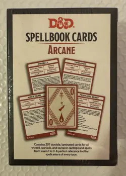 D&D Spellbook Cards Arcane - New Deck - Wizards Warlocks & Sorcerers, Sealed. - Image 2