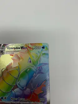 Pokemon Gyarados VMAX TCG Rainbow Secret Rare Card 207/203 Evolving Skies - Image 3
