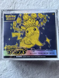 Pokemon Surging Sparks Elite Trainer Box ETB Pokemon Center Exclusive New Sealed - Image 1