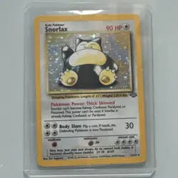 Pokemon TCG Snorlax Jungle 11/64 Holo Unlimited Holo Rare LP - Image 1