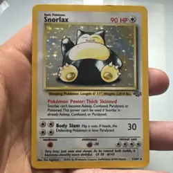 Pokemon TCG Snorlax Jungle 11/64 Holo Unlimited Holo Rare LP - Image 4