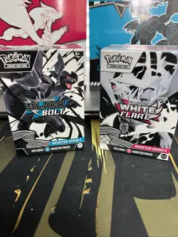 Pokemon Black Bolt and White Flare Booster Bundle Set of 2 Sealed - Image 1