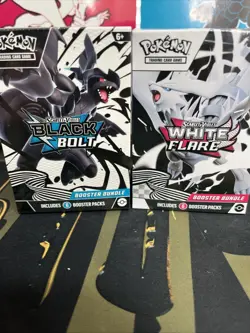 Pokemon Black Bolt and White Flare Booster Bundle Set of 2 Sealed - Image 3