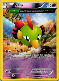 NATU 28/108 REVERSE HOLO XY ROARING SKIES POKEMON TCG NM Near Mint - Image 1