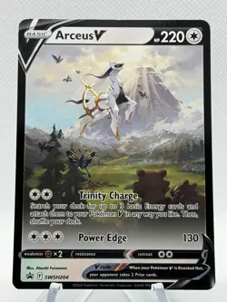 2022 Pokemon Arceus V Sword & Shield Black Star Promo #SWSH204 Near Mint - Image 1