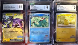 2024 Pokemon Illustration Contest Lot CGC 10/10/9 Pikachu Feraligatr Toxtricity - Image 1