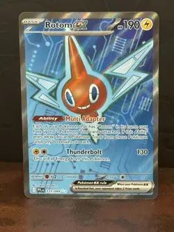 Rotom Ex Pokemon TCG Phantasmal Flames 111/094 Full Art Ultra Rare Holo (MINT) - Image 3