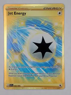 Jet Energy 252/191 Holo Hyper Rare SV08: Surging Sparks NM English Pokemon - Image 1