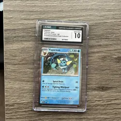 CGC Gem Mint 10 - Vaporeon 168 - Prismatic Evolutions Poster Coll. Pokemon - Image 1