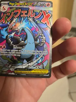 CRIMP ERROR POKEMON PHANTASMAL FLAMES MEGA CHARIZARD EX PROMO - Image 4