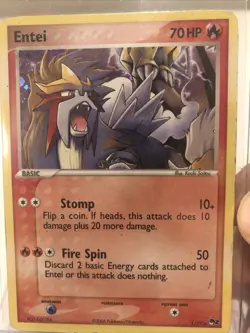 Pokemon TCG Entei POP Series Promos 2 1 Holo Holo Rare Lightly Played - Image 1