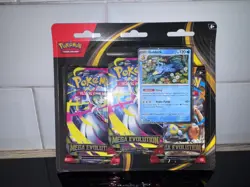 Pokemon TCG Mega Evolution Golduck Triple Booster Pack Blister - BRAND NEW ✅ - Image 1