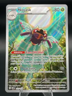 Pokemon TCG Illustration Ninjask 137/132 Mega Evolution - Image 1