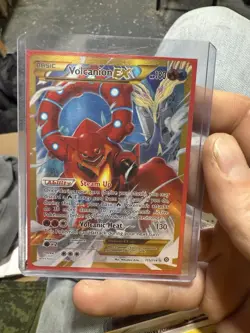 Pokemon TCG Volcanion EX 115/114 XY Steam Siege Full Art Secret Rare Holo NM - Image 1