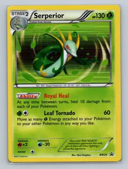 Pokemon Black and White Promos #BW20 Serperior Promo - Image 1