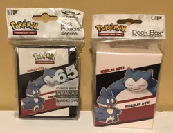 Pokemon Snorlax/Munchlax Deck Box & Protector Sleeves - Image 1