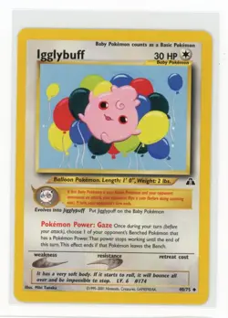 Pokemon Neo Discovery #40/75 Igglybuff - Image 1