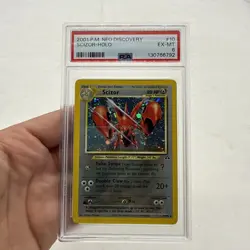 2001 Pokemon Neo Discovery #10 Scizor-Holo PSA 6 EX-MT 10/75 - Image 1