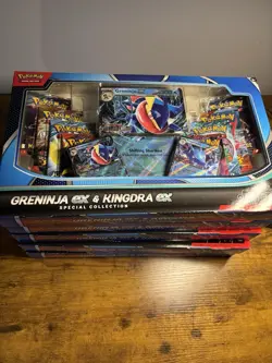 Pokemon Greninja ex & Kingdra ex Special Collection - New & Sealed (Lot Of 5) - Image 1