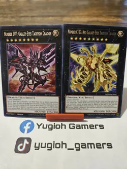 Yu-Gi-Oh Number 107 Galaxy Eyes Tachyon Galaxy And Number C107 Rarest LP 1st - Image 1