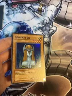 (ACL) Yugioh - Mystical Elf - Super Rare - Unlimited - LOB-062 - VLP - Image 2