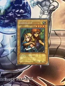 (ACL) Yu-Gi-Oh! Gemini Elf LON-000 HOLO BLEED Unlimited MP/LP - Image 1